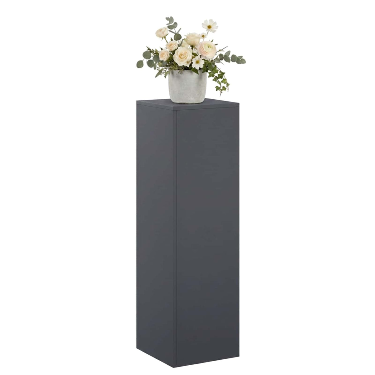 vidaXL Plant Stand Anthracite 30 x 30 x 100 cm Stainless Steel 3