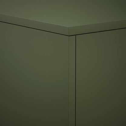 vidaXL Plant Stand Olive Green 30 x 30 x 100 cm Weathering Steel 6