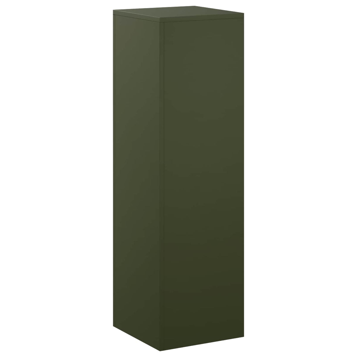 vidaXL Plant Stand Olive Green 30 x 30 x 100 cm Weathering Steel 2