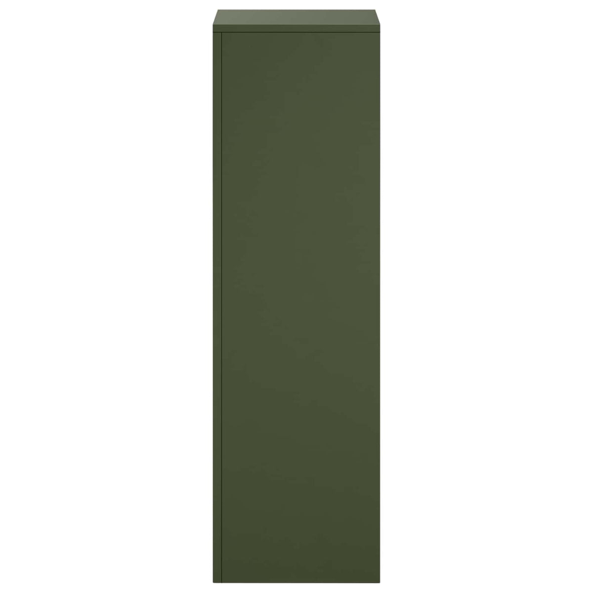 vidaXL Plant Stand Olive Green 30 x 30 x 100 cm Weathering Steel 4