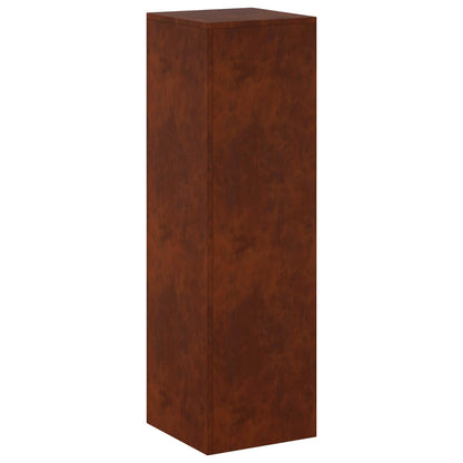 vidaXL Plant Stand Rusty 30 x 30 x 100 cm Weathering Steel 2