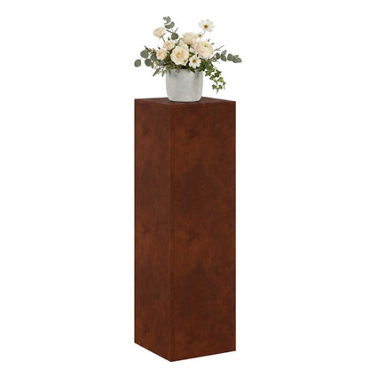 vidaXL Plant Stand Rusty 30 x 30 x 100 cm Weathering Steel 3