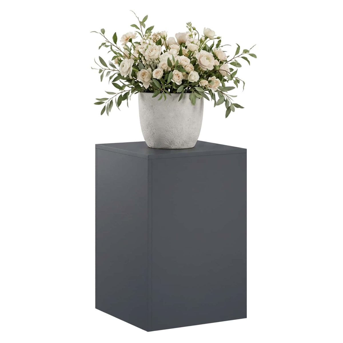 vidaXL Plant Stand Anthracite 40 x 40 x 60 cm Stainless Steel 3