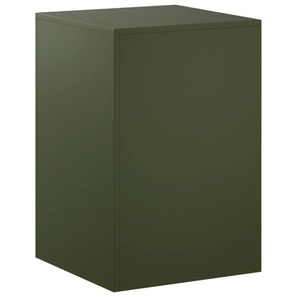 vidaXL Plant Stand Olive Green 40 x 40 x 60 cm Weathering Steel 2