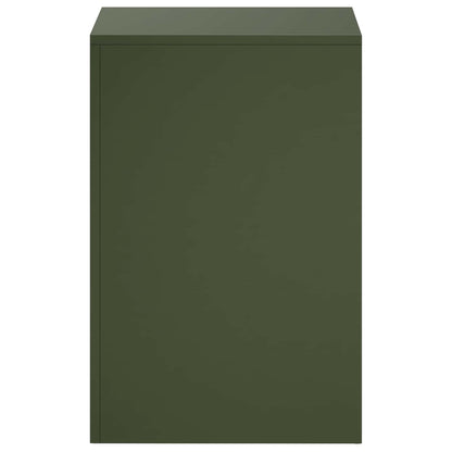 vidaXL Plant Stand Olive Green 40 x 40 x 60 cm Weathering Steel 4