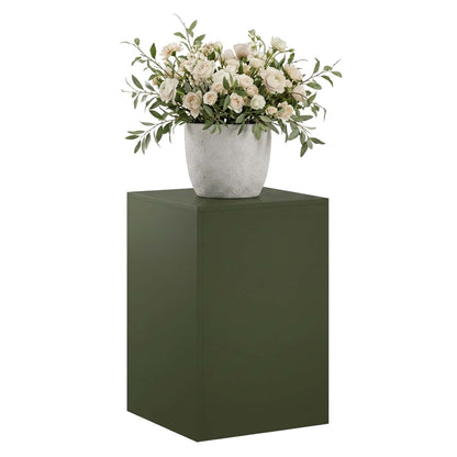vidaXL Plant Stand Olive Green 40 x 40 x 60 cm Weathering Steel 3