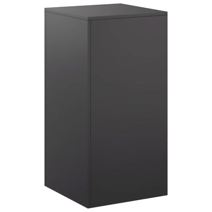 vidaXL Plant Stand Black 40 x 40 x 80 cm Steel 2