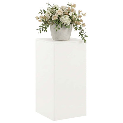 Plant Stand 30 x 30 x 40 cm Steel White 1x (40 x 40 x 80 cm)
