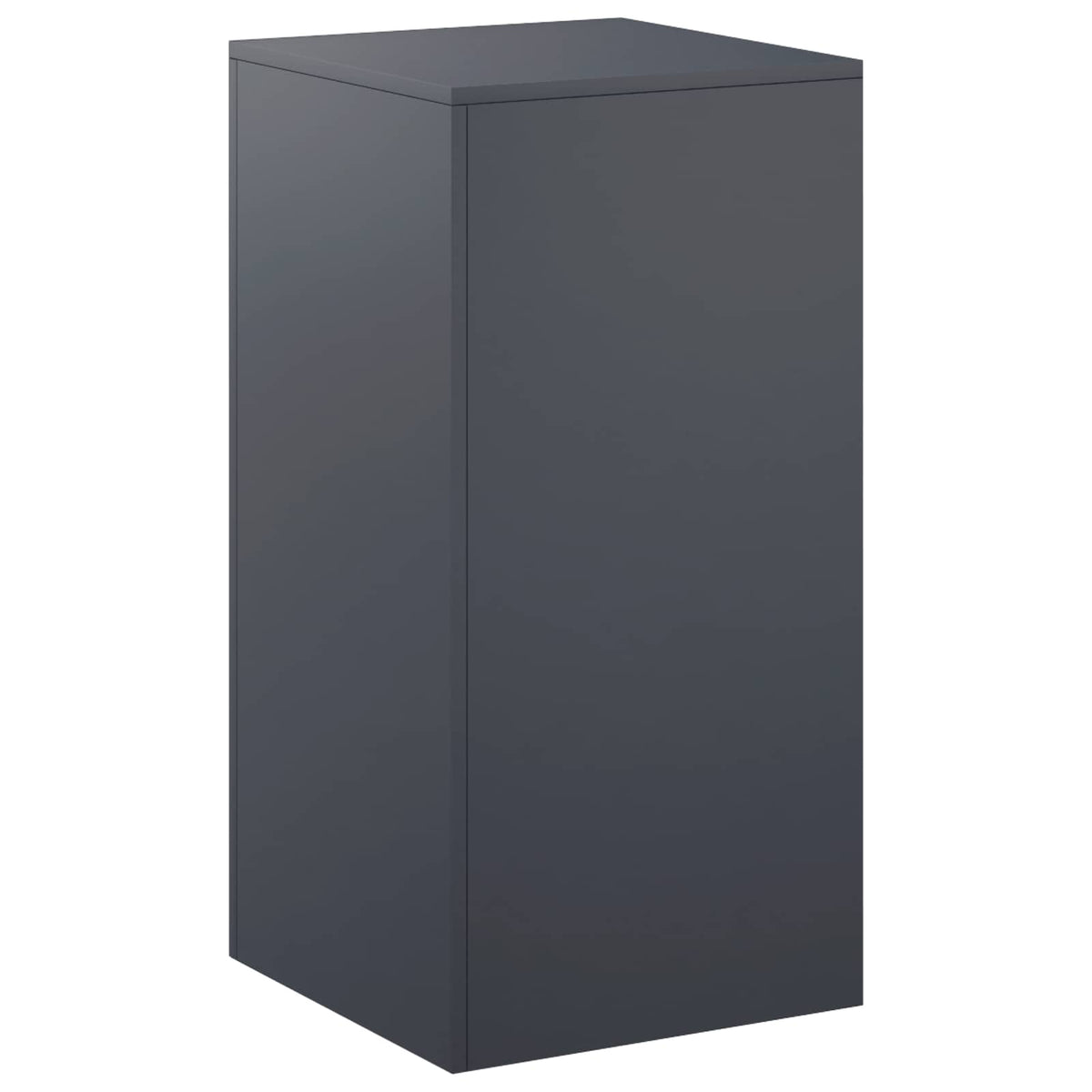 Plant Stand 2 pcs 24 x 24 x 35 cm Steel Anthracite 1x (40 x 40 x 80 cm)