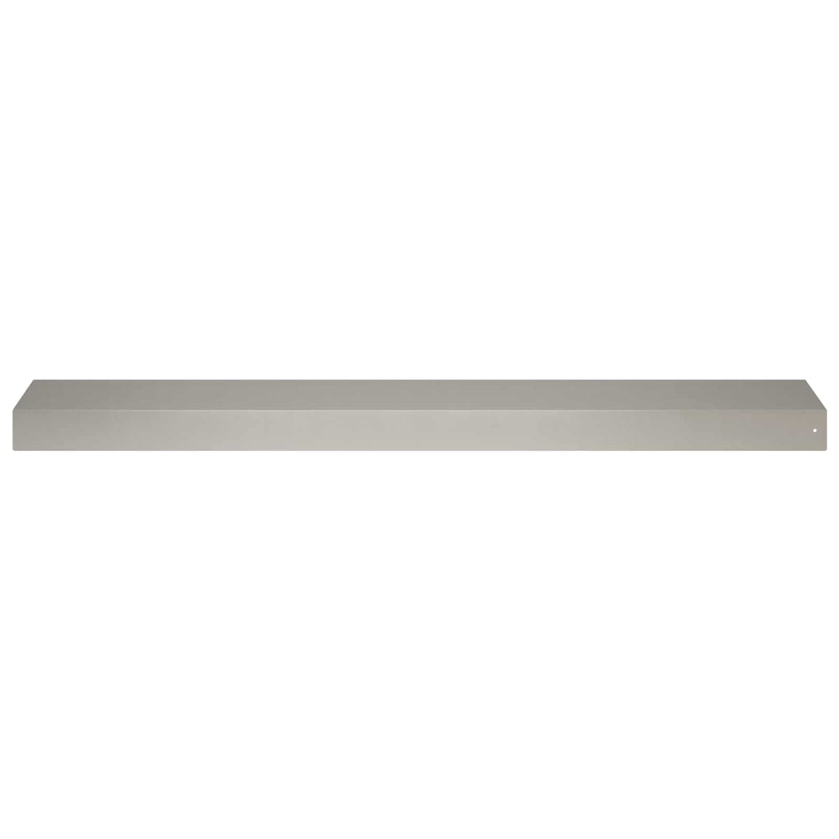 vidaXL Garden Cover Profile 2 pcs 100 x 20 x 5 cm Stainless Steel 3