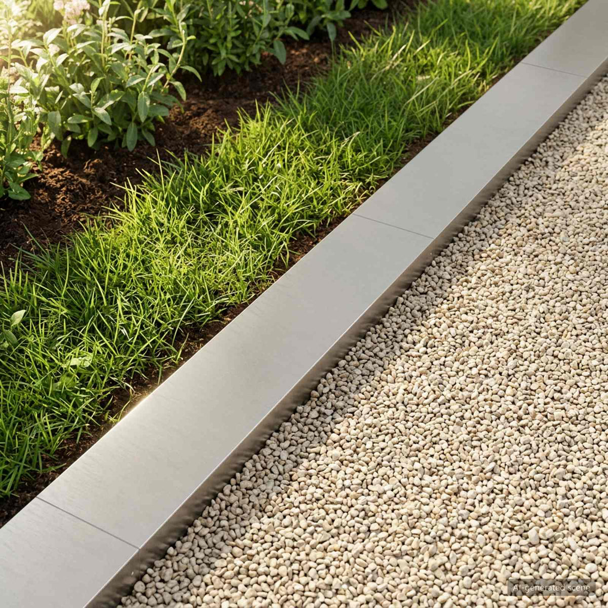 Garden Cover Profile 100 x 20 x 5 cm Steel 10 pcs Stainless steel