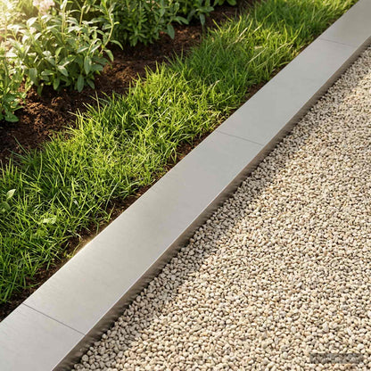 Garden Cover Profile 100 x 20 x 5 cm Steel 10 pcs Stainless steel