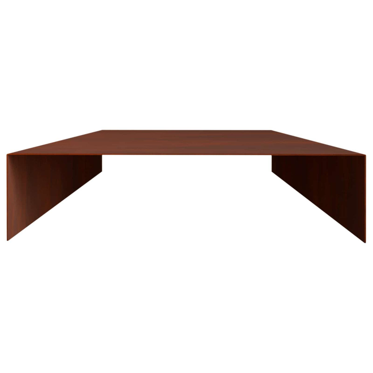 Garden Cover Profile 100 x 20 x 5 cm Steel 10 pcs Weathering steel
