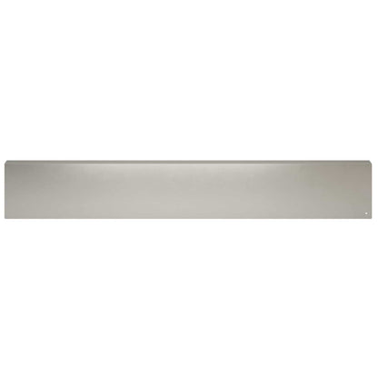 vidaXL Garden Cover Profile 2 pcs 100 x 5 x 15 cm Stainless Steel 3