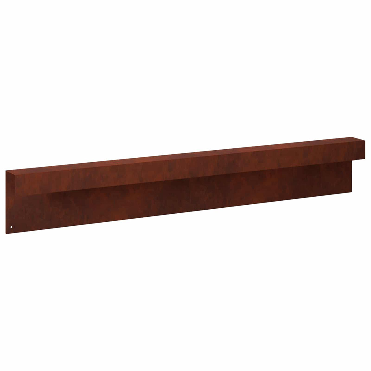 Garden Cover Profile 100 x 6 x 15 cm Steel 10 pcs Weathering steel