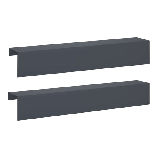 Garden Cover Profile Steel Height Depth Anthracite
