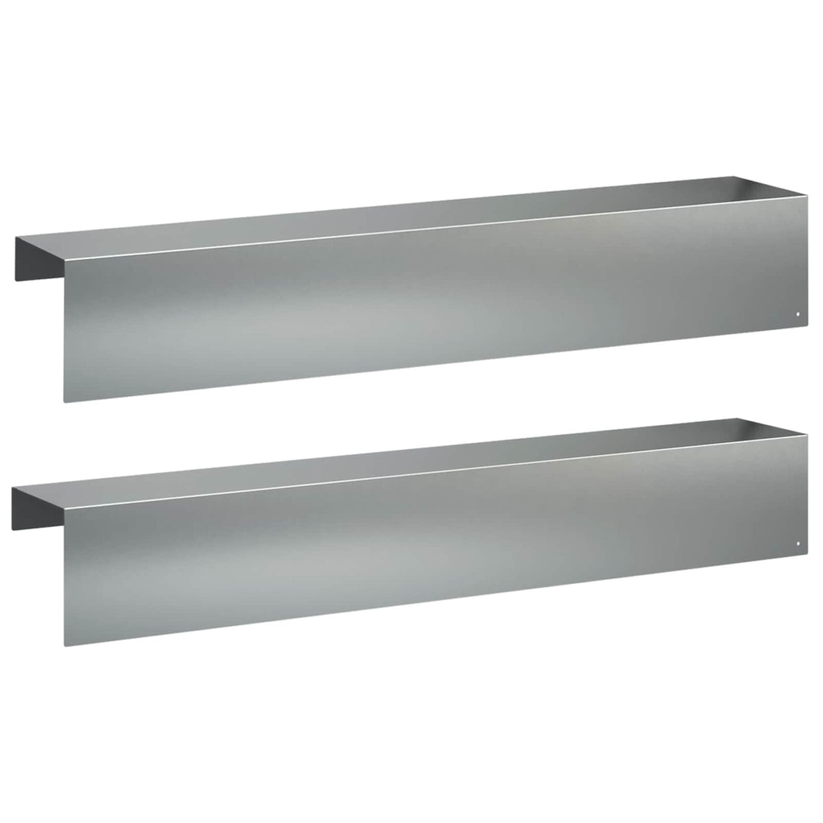 Garden Cover Profile 2 pcs Galvanised Steel