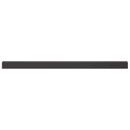 vidaXL Garden Cover Profile 10 pcs 100 x 5 x 5 cm Steel Black 3