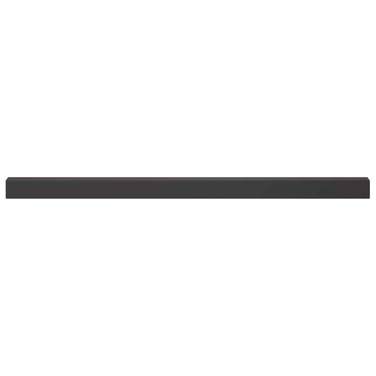 Garden Cover Profile 100 x 5 x 5 cm Steel Height 5 cm 10 Depth 5 cm Black