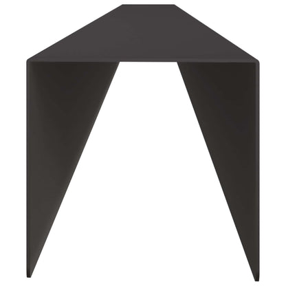 vidaXL Garden Cover Profile 10 pcs 100 x 5 x 5 cm Steel Black 4