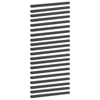 Garden Cover Profile 100 x 5 x 5 cm Steel 20 pcs Black