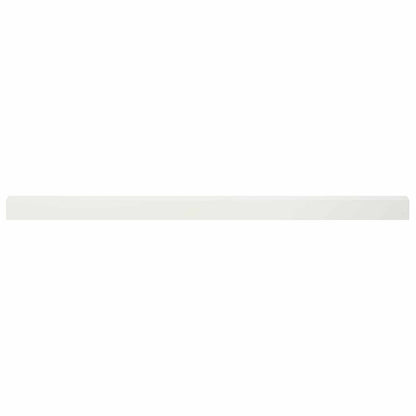 Garden Cover Profile 100 x 5 x 5 cm Steel Height 5 cm 10 Depth 5 cm White
