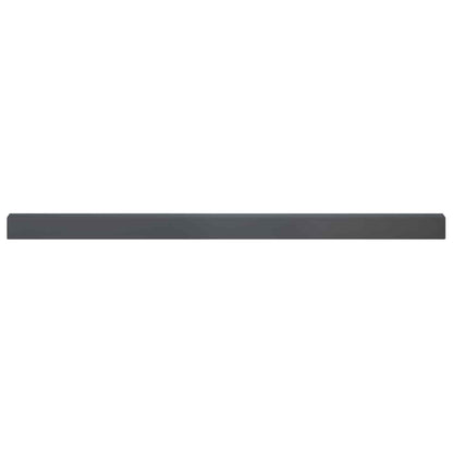 Garden Cover Profile 100 x 5 x 5 cm Steel Height 5 cm 10 Depth 5 cm Anthracite