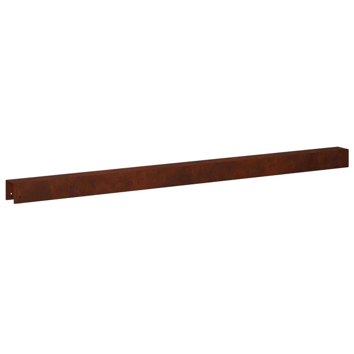vidaXL Garden Cover Profile 10 pcs 100 x 5 x 5 cm Weathering Steel 6