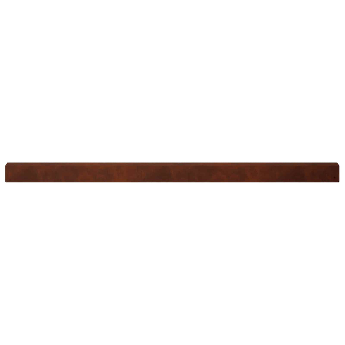 vidaXL Garden Cover Profile 10 pcs 100 x 5 x 5 cm Weathering Steel 4