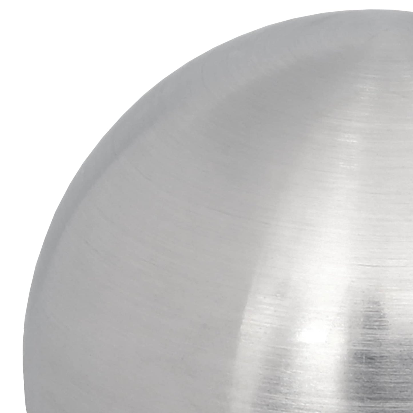 vidaXL Brushed Ball Ø 37.5 cm Silver Stainless Steel 201 4