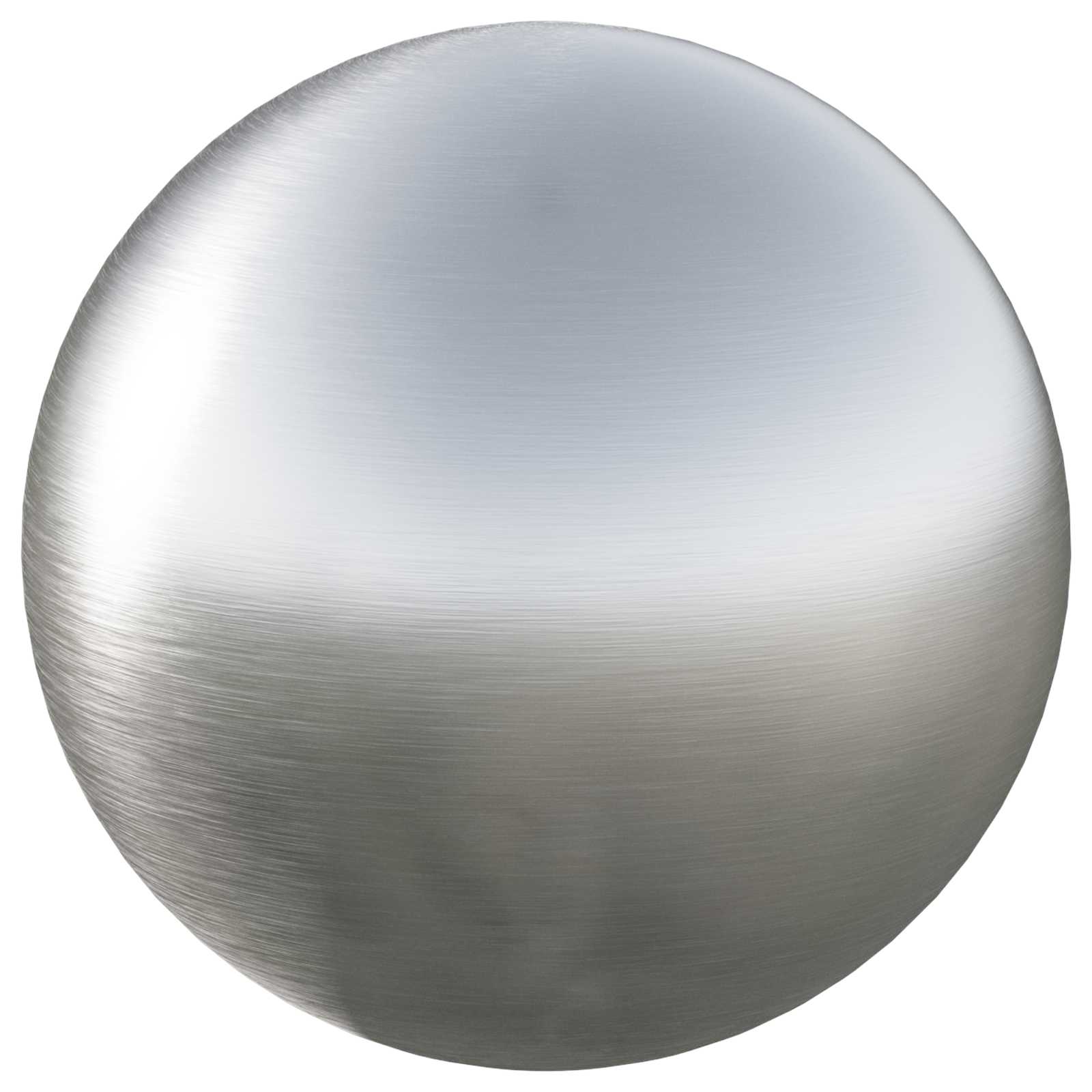 vidaXL Brushed Ball Ø 37.5 cm Silver Stainless Steel 201 2