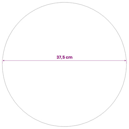 vidaXL Brushed Ball Ø 37.5 cm Silver Stainless Steel 201 5