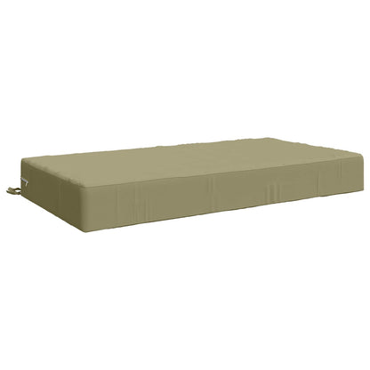 vidaXL Seat Cushion SOEST 100% Polyester Light green 120 x 80 x 15 cm 2