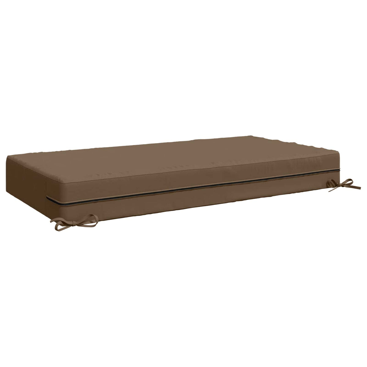 vidaXL Seat Cushion SOEST 100% Polyester Taupe 120 x 80 x 15 cm 5