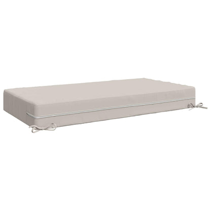 vidaXL Seat Cushion SOEST 100% Polyester White 120 x 80 x 15 cm 5