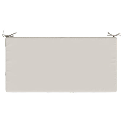 vidaXL Seat Cushion SOEST 100% Polyester White 120 x 80 x 15 cm 6