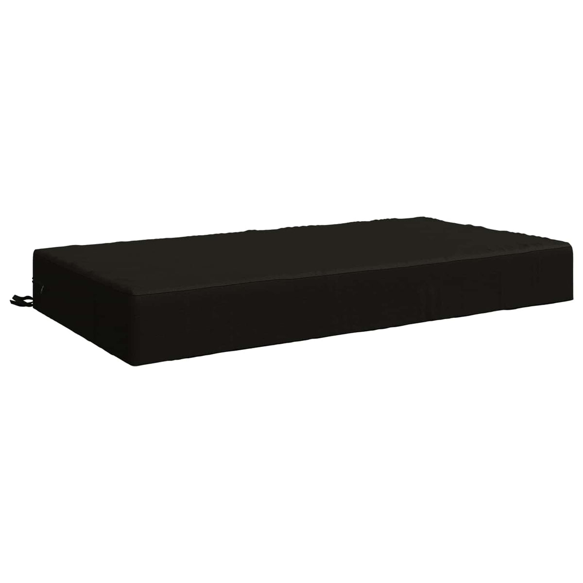 vidaXL Seat Cushion SOEST 100% Polyester Black 120 x 80 x 15 cm 2