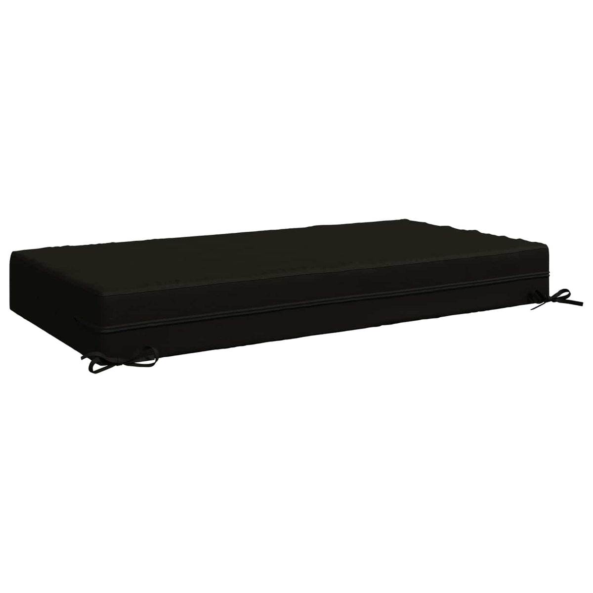 vidaXL Seat Cushion SOEST 100% Polyester Black 120 x 80 x 15 cm 5