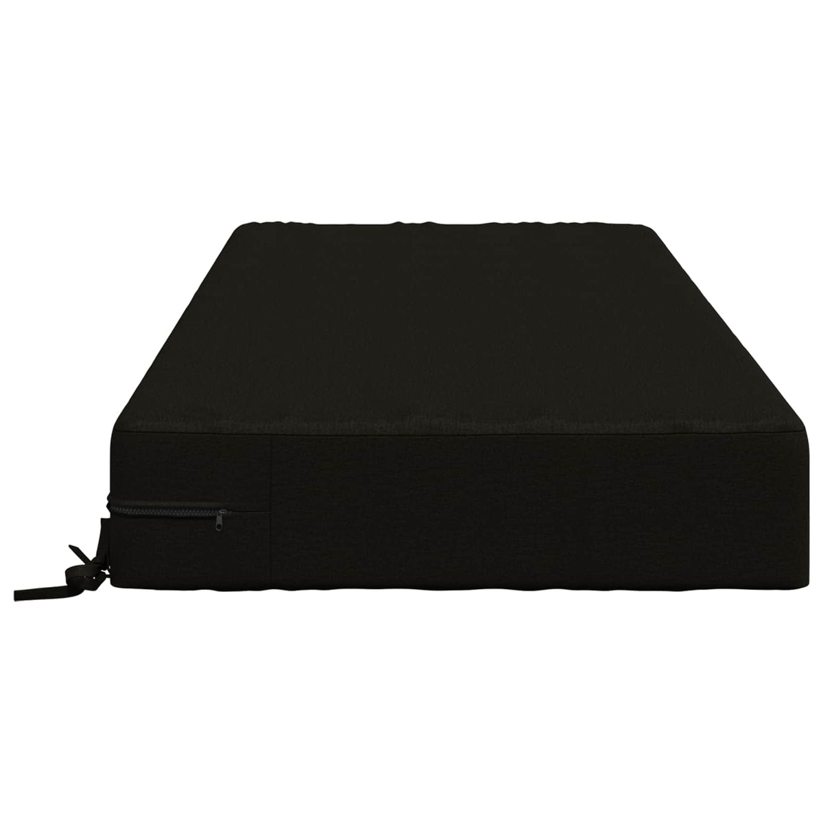 vidaXL Seat Cushion SOEST 100% Polyester Black 120 x 80 x 15 cm 4