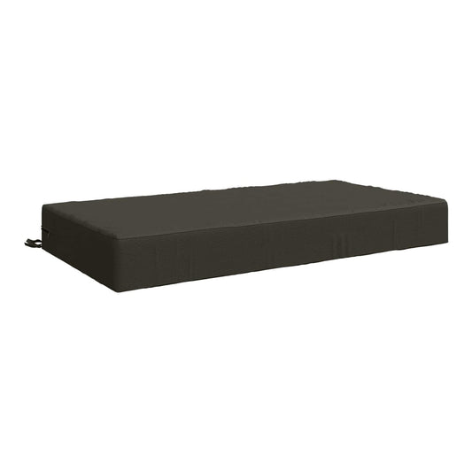 Seat Cushion SOEST 100% Polyester 120 x 80 x 15 cm Melange Width 120 cm Height 15 cm Depth 80 cm Anthracite