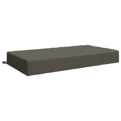 vidaXL Seat Cushion SOEST 100% Polyester Grey 120 x 80 x 15 cm 2