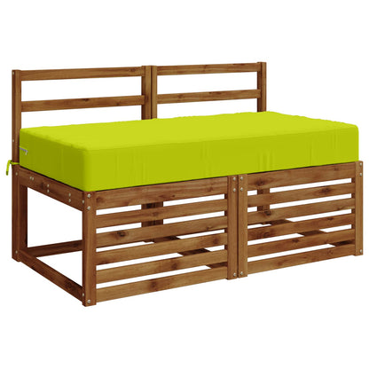 vidaXL Seat Cushion SOEST 100% Polyester Bright green 120 x 80 x 15 cm 3
