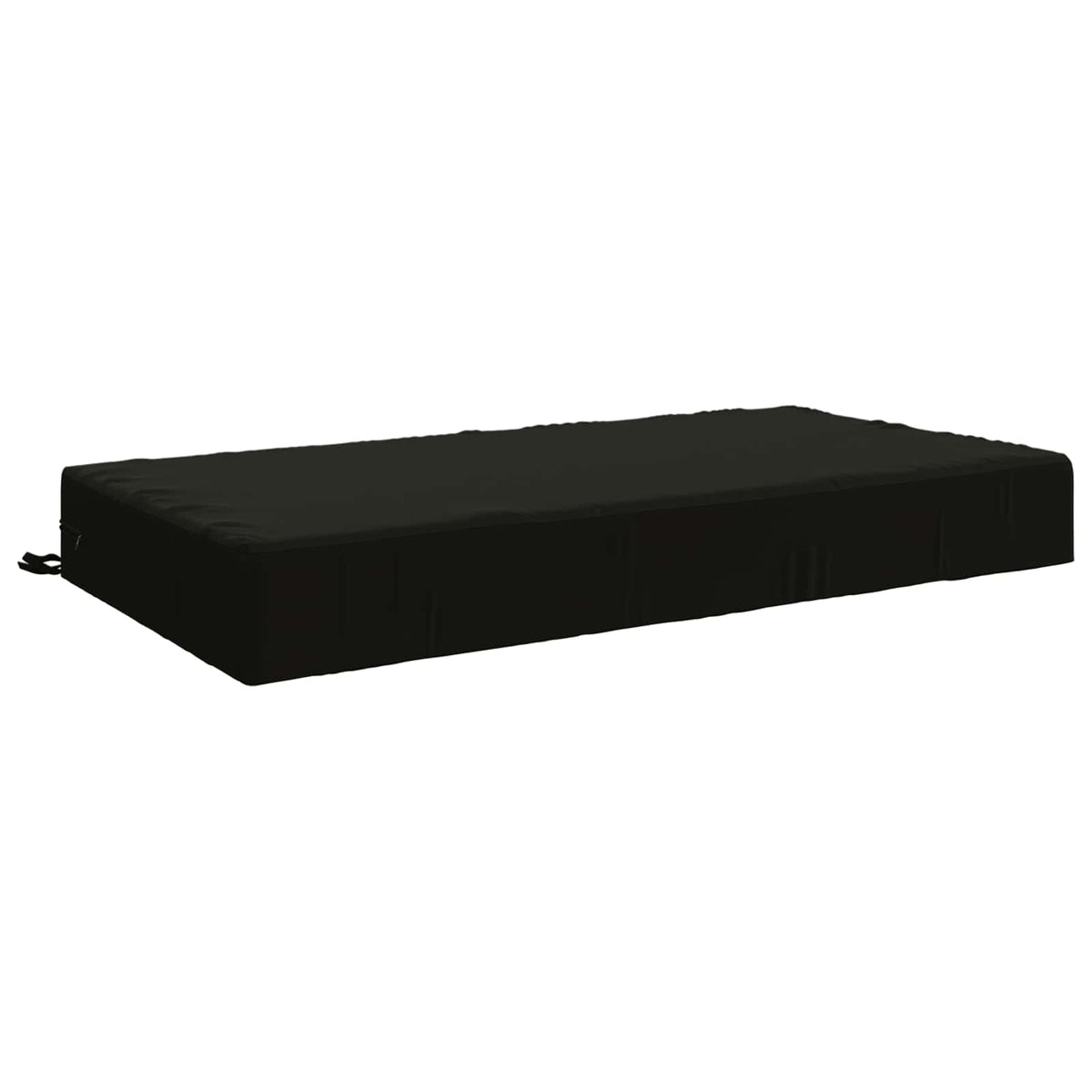 vidaXL Seat Cushion SOEST 100% Polyester Black 120 x 80 x 15 cm 2