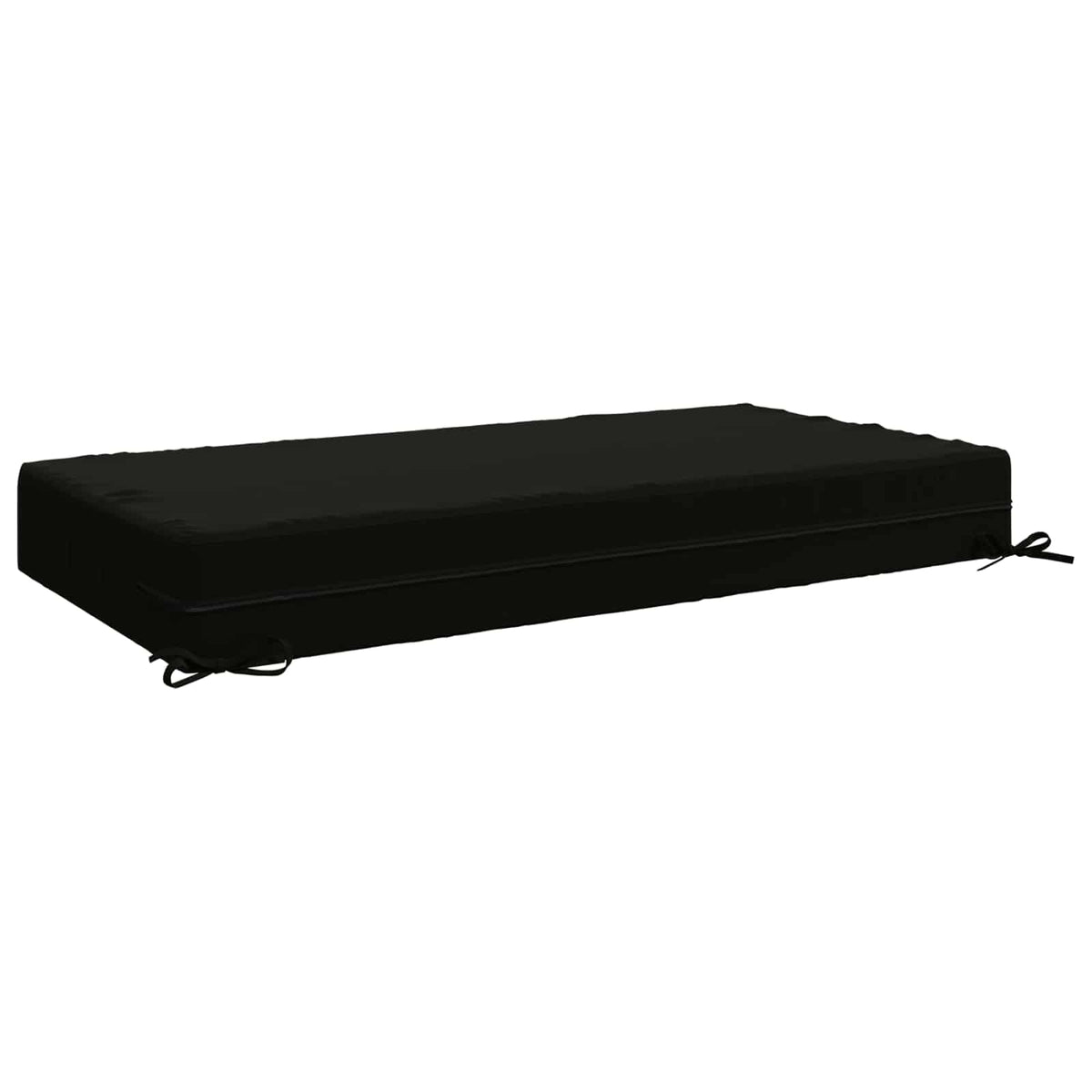 vidaXL Seat Cushion SOEST 100% Polyester Black 120 x 80 x 15 cm 5