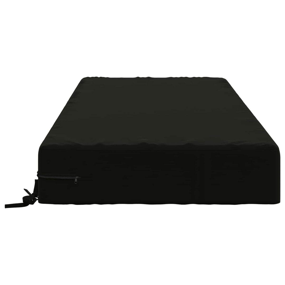 vidaXL Seat Cushion SOEST 100% Polyester Black 120 x 80 x 15 cm 4