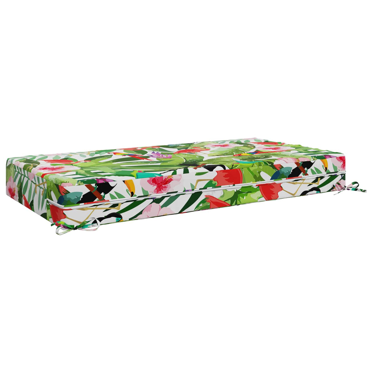 vidaXL Seat Cushion SOEST 100% Polyester Multicolour 120 x 80 x 15 cm 5