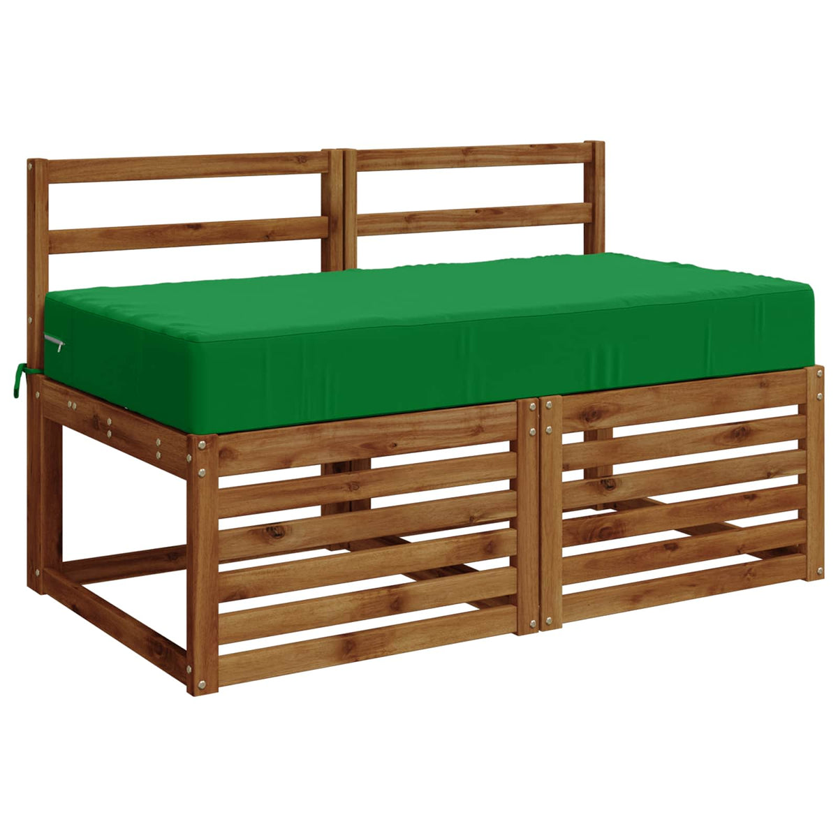 vidaXL Seat Cushion SOEST 100% Polyester Green 120 x 80 x 15 cm 3