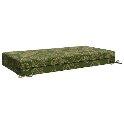 vidaXL Seat Cushion SOEST 100% Polyester Leaf design 120 x 80 x 15 cm 5