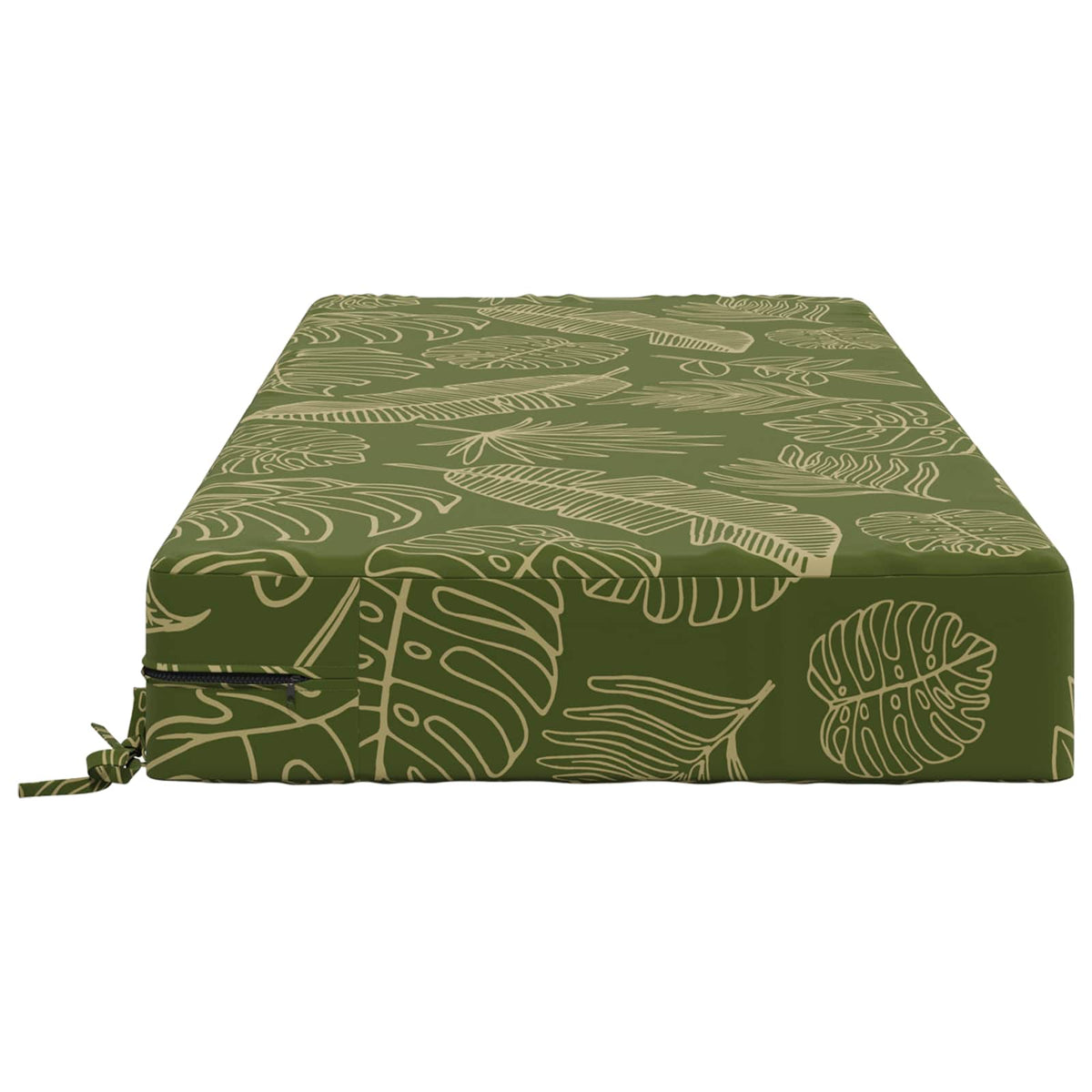 vidaXL Seat Cushion SOEST 100% Polyester Leaf design 120 x 80 x 15 cm 4