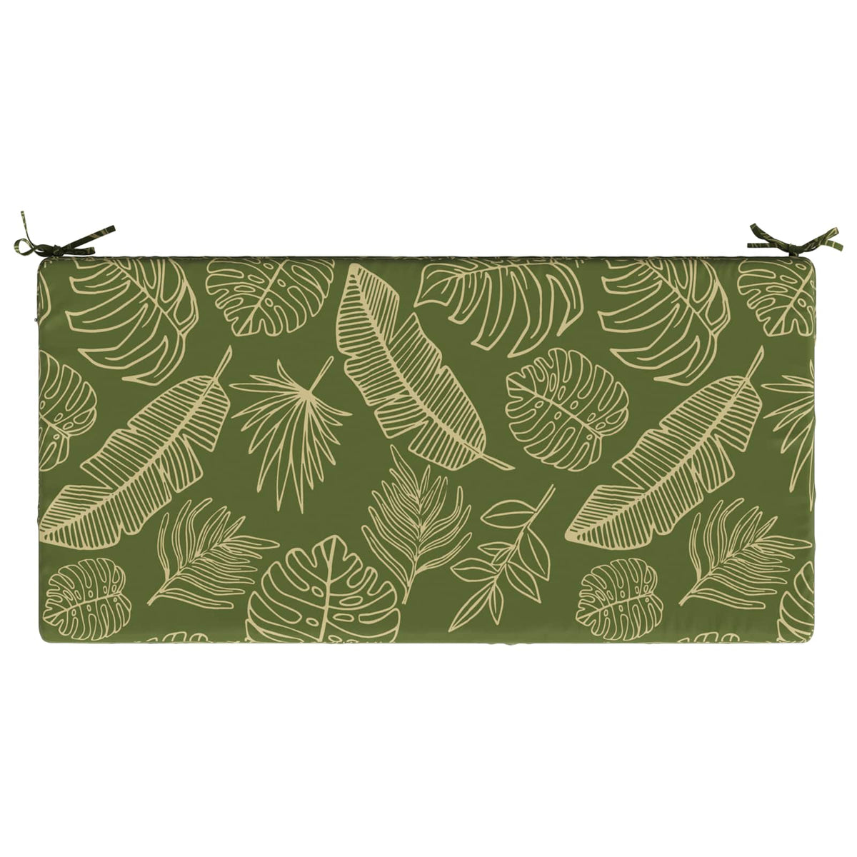 vidaXL Seat Cushion SOEST 100% Polyester Leaf design 120 x 80 x 15 cm 6